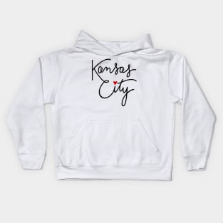 Cursive Kansas City Love Kids Hoodie